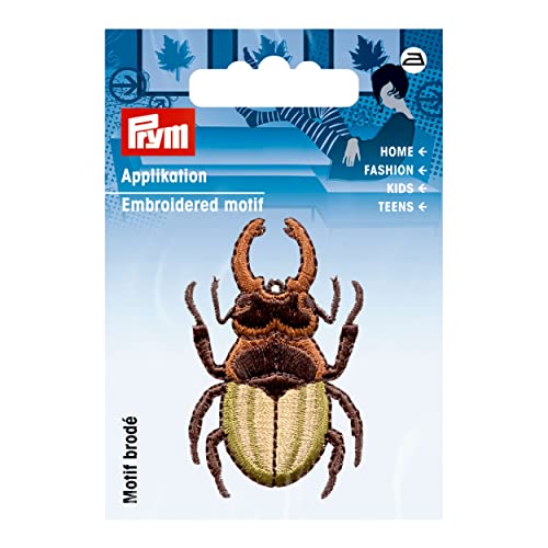 Prym 924331 Applikation Hirschkäfer braun/grün von Prym