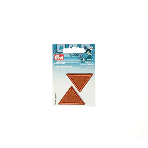 Prym 925594 Applikation Dreiecke Lederimitat camel von Prym