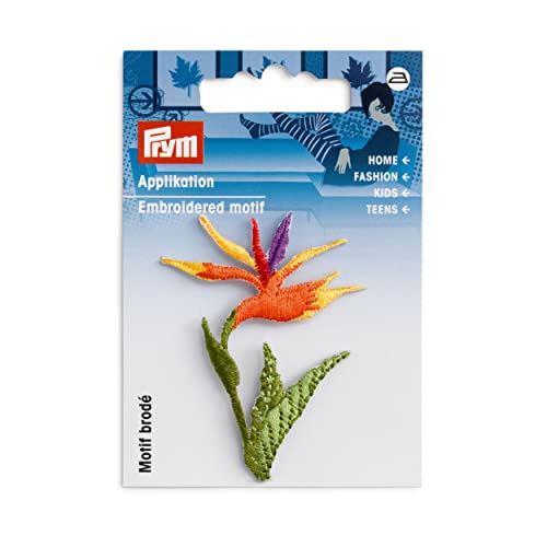 Prym 926692 Applikation Blume Strelitzie orange/grün Prym 926692 Applikation Blume Strelitzie orange/grün von Prym