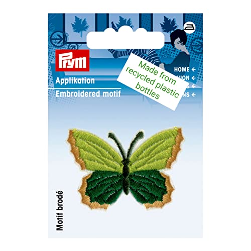 Prym 926741 Appl. recycelt Schmetterling grün von Prym