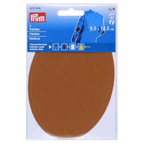 Prym 929044 Patches Velourslederimitat, aufbügelbar, 9,5 x 14,5 cm, camel Prym 929044 Patches Velourslederimitat, aufbügelbar, 9,5 x 14,5 cm, camel von Prym