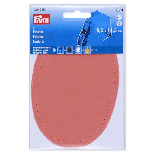 Prym 929385 Patches Velourslederimitat, aufbügelbar, 9,5 x 14,5 cm, rosa Prym 929385 Patches Velourslederimitat, aufbügelbar, 9,5 x 14,5 cm, rosa von Prym