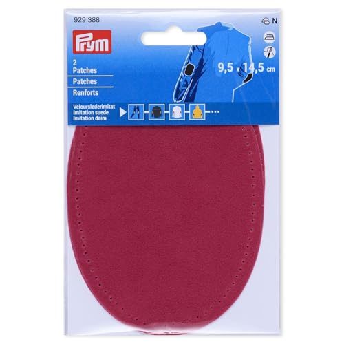 Prym 929388 Patches Velourslederimitat, aufbügelbar, 9,5 x 14,5 cm, pink Prym 929388 Patches Velourslederimitat, aufbügelbar, 9,5 x 14,5 cm, pink von Prym