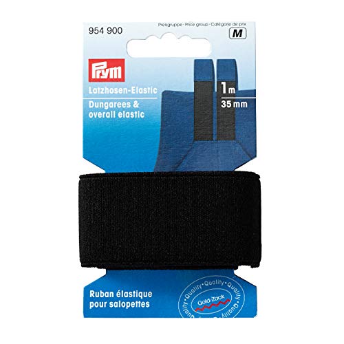 Prym 954900 Latzhosen-Elastic 35 mm schwarz Prym 954900 Latzhosen-Elastic 35 mm schwarz von Prym