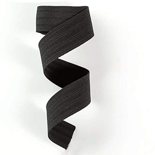 Prym 955.467 Elastic Tape, Polyester, Black, 20 mm, schwarz, 10 m von Prym