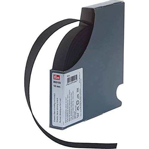 Prym 955183 Elastic-Band kräftig 18 mm schwarz, 66Prozent PES 34Prozent ED Prym 955183 Elastic-Band kräftig 18 mm schwarz, 66Prozent PES 34Prozent ED von Prym