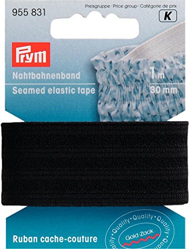 Prym 955831 Nahtbahnenband 30 mm schwarz Prym 955831 Nahtbahnenband 30 mm schwarz von Prym