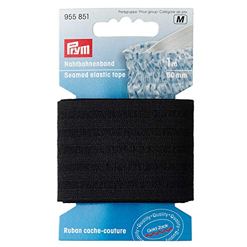 Prym 955851 Nahtbahnenband 50 mm schwarz von Prym