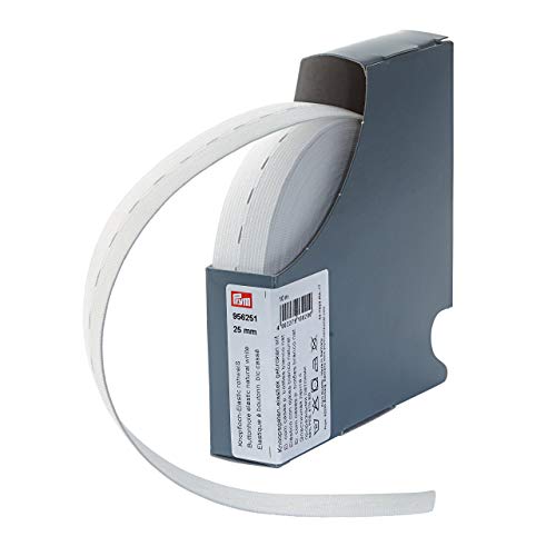 Prym 956251 Knopfloch-Elastic gewirktes Band 25 mm rohweiß, 59% PES 41% ED Prym 956251 Knopfloch-Elastic gewirktes Band 25 mm rohweiß, 59% PES 41% ED von Prym