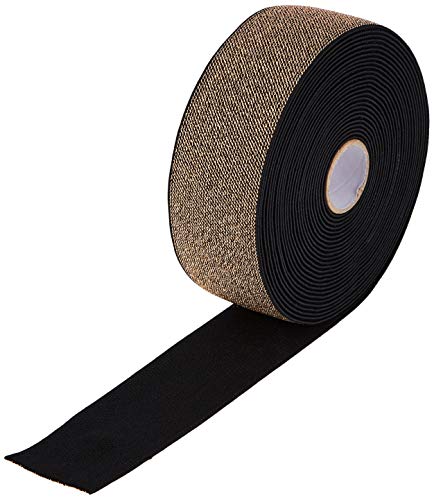 Prym 957469 Elastik Band, Polyester, Schwarz/Gold, Einheitsgröße von Prym