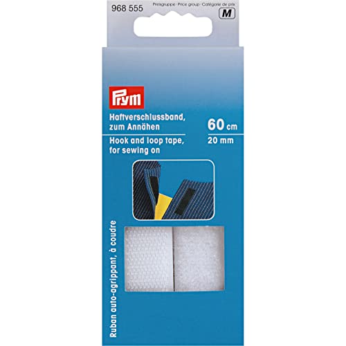 Prym 968555 Haftverschlussband zum Annähen 20 mm weiß Prym 968555 Haftverschlussband zum Annähen 20 mm weiß von Prym