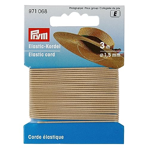 Prym 971068 Gummibänder Ø 1,5 mm Beige Prym 971068 Gummibänder Ø 1,5 mm Beige von Prym