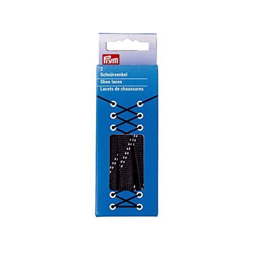 Prym 974760 wasserabweisend 10 x 1000 mm schwarz/weiß Flachsenkel, Polyester, 10 mm x 100 cm Prym 974760 wasserabweisend 10 x 1000 mm schwarz/weiß Flachsenkel, Polyester, 10 mm x 100 cm von Prym