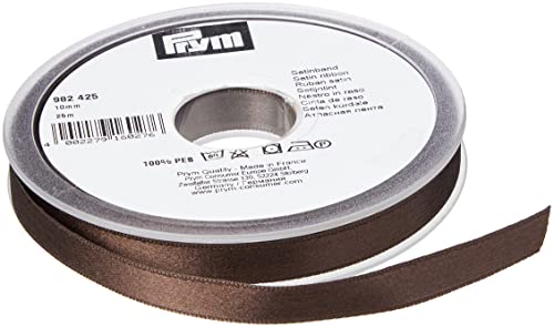 Prym Satinband 10 mm dunkelbraun Prym Satinband 10 mm dunkelbraun von Prym