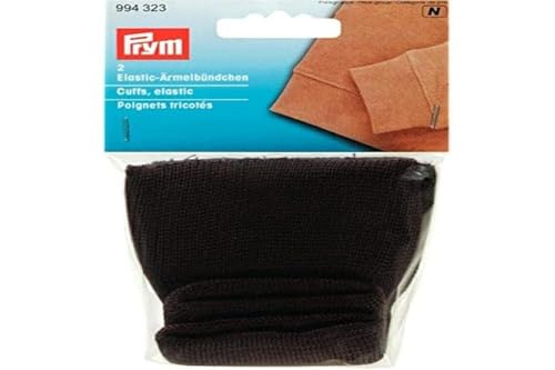 Prym braun 994323 Elastic-Ärmelbündchen, Polyester, 2 x 1 x 1 cm von Prym