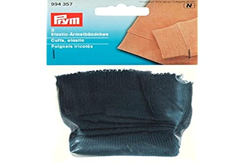 Prym 994357 Elastic-Ärmelbündchen Marine, Polyester: 100%, blau, 2 Stück, 2 Prym 994357 Elastic-Ärmelbündchen Marine, Polyester: 100%, blau, 2 Stück, 2 von Prym