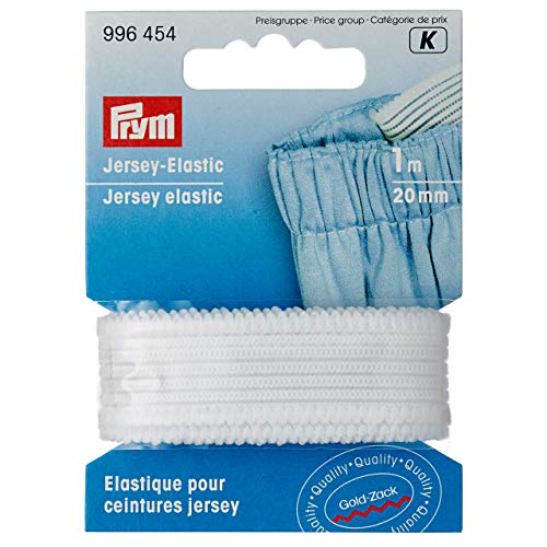Prym 996.454 Elastic, White, One Size Prym 996.454 Elastic, White, One Size von Prym