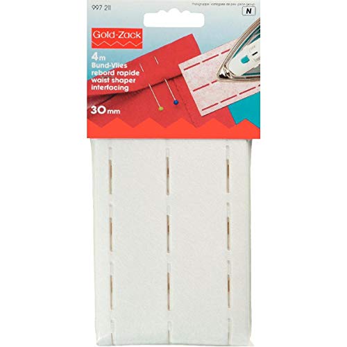 Prym 997211 Bund-Vlies perforiert 30 mm weiß, Polyester Prym 997211 Bund-Vlies perforiert 30 mm weiß, Polyester von Prym