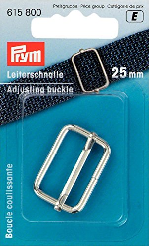 Prym verstellbare Schnalle, Metall, Silber, 9.5 x 6 x 1 cm 615800-1 von Prym