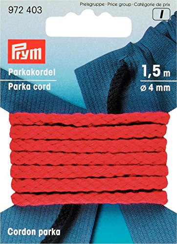 Prym 972403 Anorak- und Parkakordel 4 mm rot Prym 972403 Anorak- und Parkakordel 4 mm rot von Prym