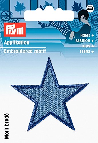Prym Applikation, Polyester, blau, 47 mm Prym Applikation, Polyester, blau, 47 mm von Prym