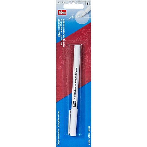 Prym Aqua-Trickmarker für dunkle Stoffe, wasserlöslich, Farbe: weiß Prym Aqua-Trickmarker für dunkle Stoffe, wasserlöslich, Farbe: weiß von Prym