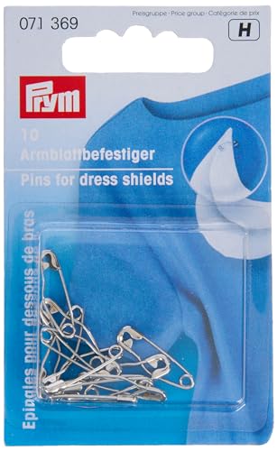 Prym Armblattbefestiger, Messing, silberfarbig, 19mm von Prym