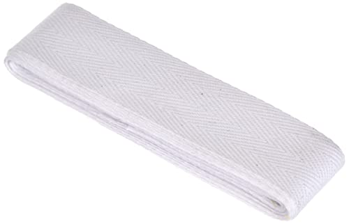 Prym Baumwollband kräftig 30 mm weiß, 100% CO von Prym