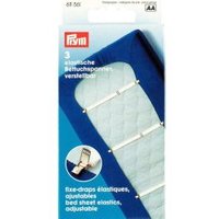 Betttuchspanner weiß 18mm 3 Stück von Prym