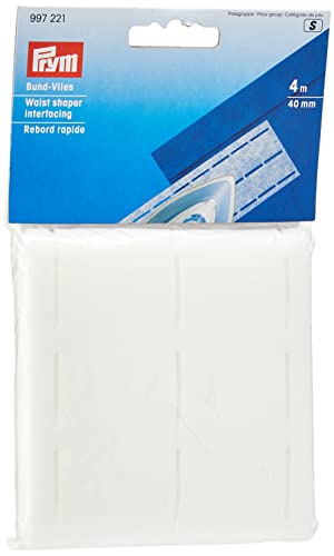 Prym Bund-Vlies perforiert 40 mm weiß, Polyester Prym Bund-Vlies perforiert 40 mm weiß, Polyester von Prym