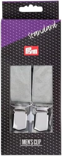 Prym Clip, Aus Kunststoff, Silver, Grey, XL 30 mm/125 cm, Silbergrau, 1 Stück Prym Clip, Aus Kunststoff, Silver, Grey, XL 30 mm/125 cm, Silbergrau, 1 Stück von Prym