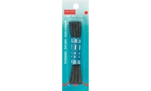 Prym 994402 Elastic-Abschlußbund grau Cord Laces, Polyester: 100%, Schwarz, 60 cm x Ø 5 mm, 2 Stück Prym 994402 Elastic-Abschlußbund grau Cord Laces, Polyester: 100%, Schwarz, 60 cm x Ø 5 mm, 2 Stück von Prym