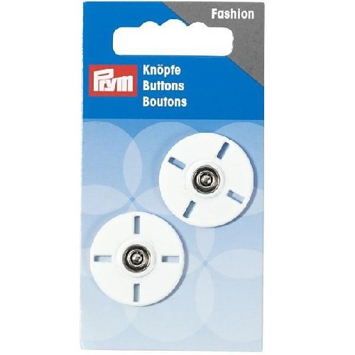 Prym 341932 Annäh-Druckknöpfe 25 mm weiß Prym 341932 Annäh-Druckknöpfe 25 mm weiß von Prym