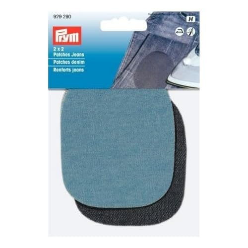 Prym 929290 Patches Jeans (bügeln) 8 x 9 cm hellblau/dunkelblau Prym 929290 Patches Jeans (bügeln) 8 x 9 cm hellblau/dunkelblau von Prym