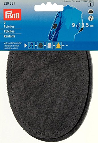 Prym 929331 Patches Velourslederimitat (bügeln) 9 x 13,5 cm Mittelgrau Prym 929331 Patches Velourslederimitat (bügeln) 9 x 13,5 cm Mittelgrau von Prym
