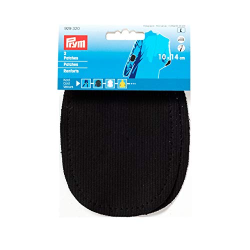 Prym 929320 Patches Kord (bügeln) 10 x 14 cm schwarz Prym 929320 Patches Kord (bügeln) 10 x 14 cm schwarz von Prym