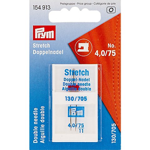 Prym Doppelnadel "Stretch", Stärke: 75, Nadelabstand: 4,0 mm Prym Doppelnadel "Stretch", Stärke: 75, Nadelabstand: 4,0 mm von Prym
