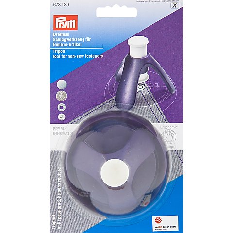 Prym Dreifuß Schlagwerkzeug für Nähfrei-Artikel, ergonomisch Prym Dreifuß Schlagwerkzeug für Nähfrei-Artikel, ergonomisch von Prym