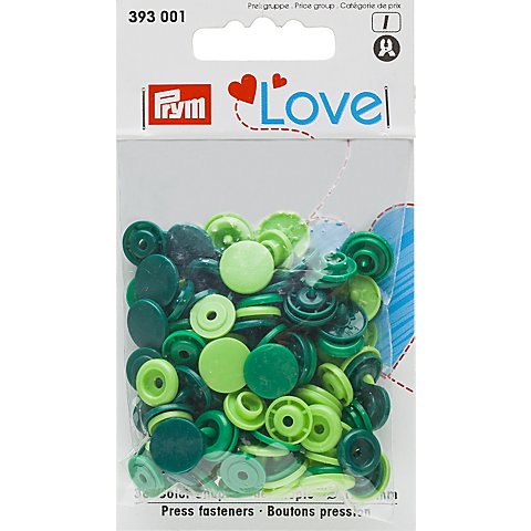 Prym Druckknöpfe "Color Snaps", grün color, 12,4 mm Ø, 30 Stück Prym Druckknöpfe "Color Snaps", grün color, 12,4 mm Ø, 30 Stück von Prym