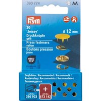 Prym Druckknöpfe Jersey, 12 mm, 20 Stück (de) - Gelb von Prym