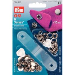 Druckknöpfe Jersey silber 10mm 9 Stück Druckknöpfe Jersey silber 10mm 9 Stück von Prym