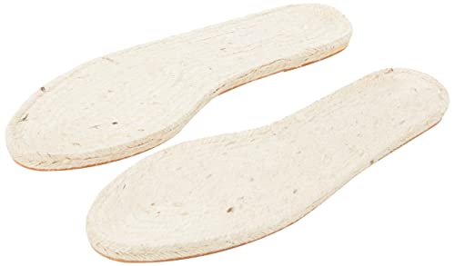 Prym-Espadrille in Tessuto Con Base in Gomma, Suola da Cucito, Paglia e Iuta, Colore: Naturale, Misura UK 7/EU 41, 1 Paio von Prym