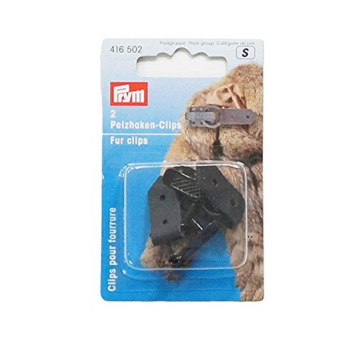 Prym 416502 schwarz Pelzhaken Clips, Baumwolle, Einheits Größe, 2 Prym 416502 schwarz Pelzhaken Clips, Baumwolle, Einheits Größe, 2 von Prym