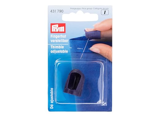 Prym 431790 Fingerhut verstellbar, plactis, violett, pflaumenblau, 1 Stück von Prym