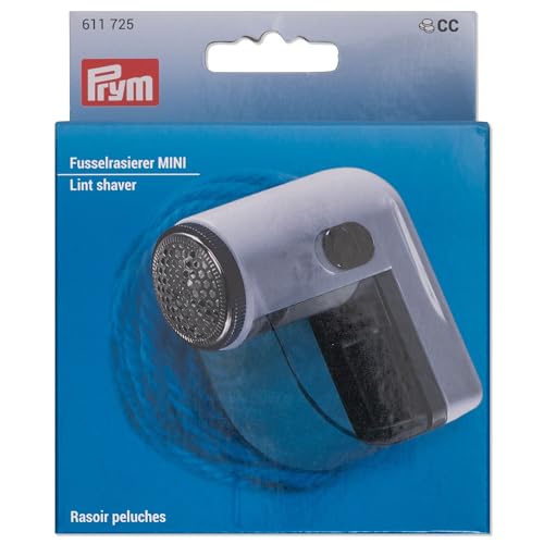Prym - Prym Plastik Metall Lila/Weiß Batteriebetriebener Mini-Fusselentferner und Stoffrasierer für Wollsachen - 1 Stück Prym - Prym Plastik Metall Lila/Weiß Batteriebetriebener Mini-Fusselentferner und Stoffrasierer für Wollsachen - 1 Stück von Prym