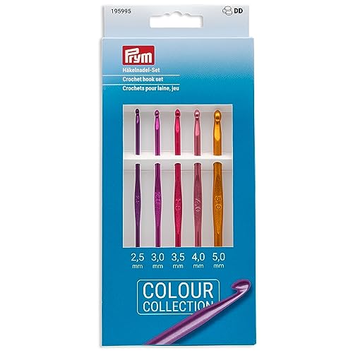 Prym Häkelnadel-Set, 2,5-5,0 mm, Multi (PRYM_195995-1) von Prym