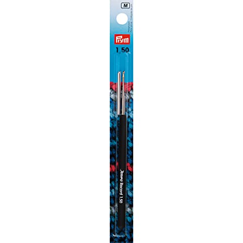 Prym Häkelnadeln Record Soft-Griff 1,50 mm silberfarbig Garn-Häkelnadel, Stahl, 1,5 mm Prym Häkelnadeln Record Soft-Griff 1,50 mm silberfarbig Garn-Häkelnadel, Stahl, 1,5 mm von Prym