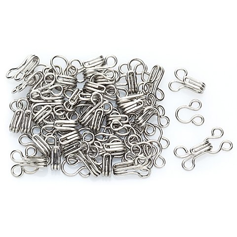 Prym Haken und Augen, Größe: insgesamt 8 x 15 mm, Inhalt: 35 Stück Prym Haken und Augen, Größe: insgesamt 8 x 15 mm, Inhalt: 35 Stück von Prym