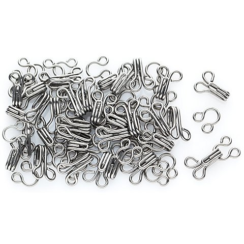 Prym Haken und Augen, Größe: insgesamt 9 x 18 mm, Inhalt: 30 Stück Prym Haken und Augen, Größe: insgesamt 9 x 18 mm, Inhalt: 30 Stück von Prym