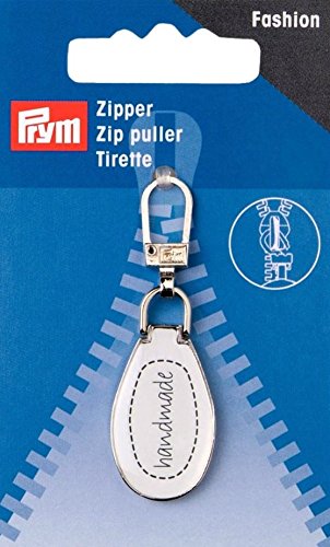 Prym "" Handmade Fashion-Zipper Zip Abzieher, Metall, weiß von Prym